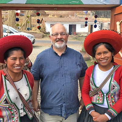 Lee with Quechua Women
